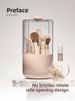 Li Xu Tube Cosmetic Desktop Storage Box Dustproof With Lid Makeup Brush Holder Dressing Table Organizer_voghion.com