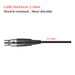 iiiMymic Microfono a condensatore per cuffie da concerto professionale nero per trasmettitore body-pack wireless Shure Mini 4 pin XLR TA4F_voghion.com