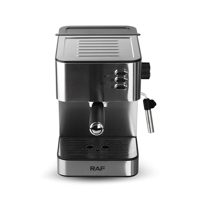 Manual Espresso Coffee Machine With Steam Milk Frother, Compact 3-Cup Semi-Automatic Pump Pressure Coffee Maker For Home, Stainless Steel Body_voghion.com