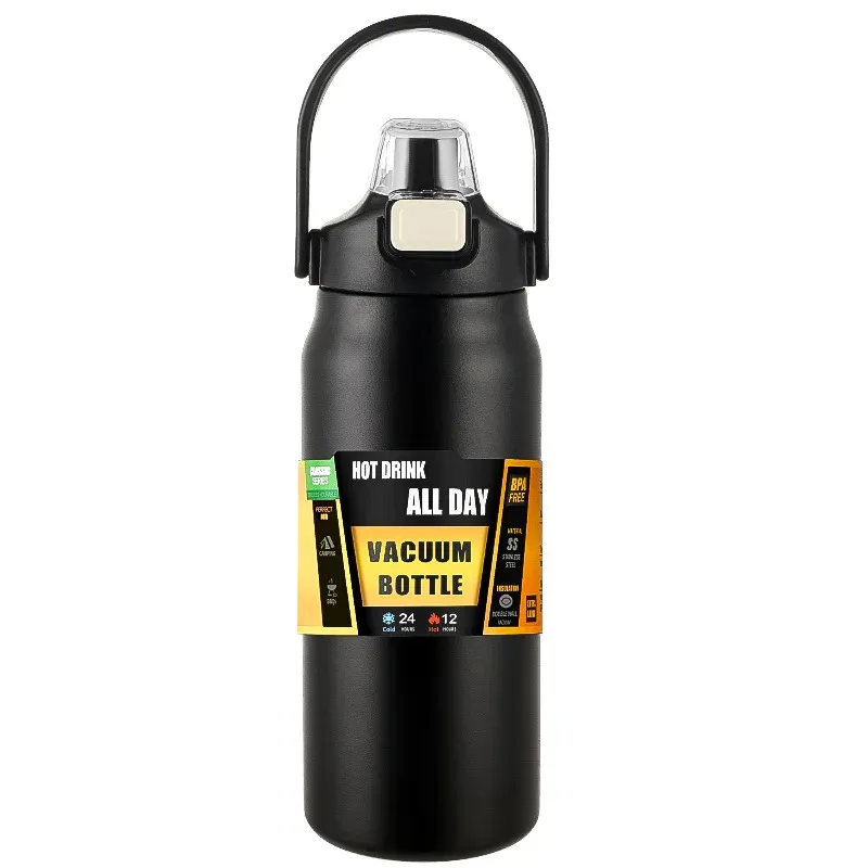 Outdoor Thermos Portable 304 Stainless Steel Thermal Mug Tumbler Vacuum Flasks Cold And Hot Sports Water Bottle With Str_voghion.com
