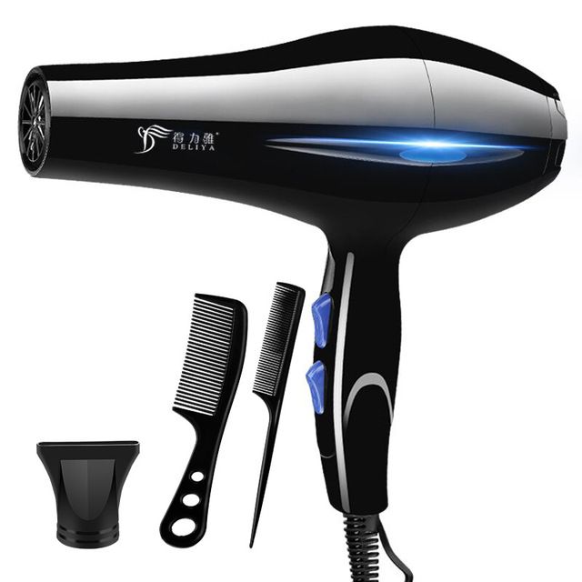 Hair Dryer 2200W Professional Powerful Hair Dryer Fast Heating Hot And Cold Adjustment Ionic Air Blow Dryer With Air Collecting_voghion.com