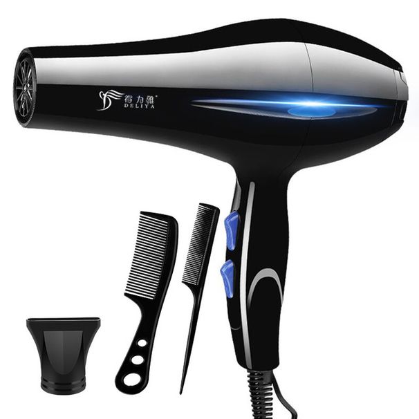 Hair Dryer 2200W Professional Powerful Hair Dryer Fast Heating Hot And Cold Adjustment Ionic Air Blow Dryer With Air Collecting_voghion.com