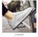 Scarpe casual bianche in rilievo con rialzo interno invisibile da uomo, scarpe da tavola invisibili, scarpe da uomo_voghion.com