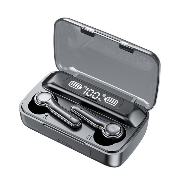 Bluetooth Wireless Headphones with 2200mAh Charging Case IPX5 Waterproof Sports TWS Bluetooth Earphones Touch Control Headsets_voghion.com