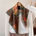 Primavera e autunno Nuovo 70 quadrati alla moda in stile occidentale in seta simulata stampata Scialle Versatile decorativo sottile sciarpa_voghion.com