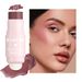 Róż Dwugłowa gąbka Jednokolorowy róż w kremie Natural Color Ruddy Expansion Color Contour Blush Rouge Stick_voghion.com