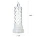 20 LED Crystal Electronic Flameless Candles - Romantic Warm White Light, Diamond & Vertical Pattern Base, Perfect For Valentine's Day_voghion.com