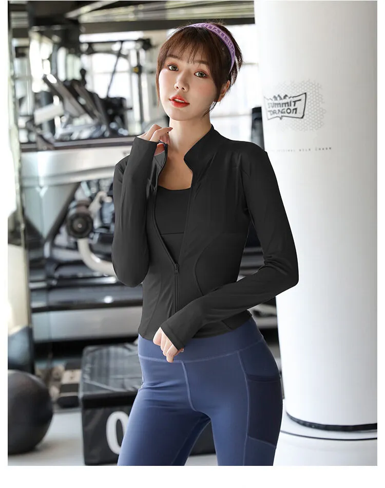 SUPERFLOWER Women Yoga Set Sports Suit Seamless Workout Running Legging T-shirt Coat Bra Set 2-4 Piece_voghion.com