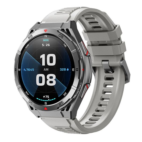 Smartwatch Cross Border X2, bussola, pressione atmosferica, GPS, comunicazione Bluetooth, assistente vocale, conteggio dei passi, orologio sportivo per esterni_voghion.com