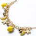 Hot Selling Luxury Starfish Lemon Yellow Fruit Beach Bracelet For Women Jewelry_voghion.com