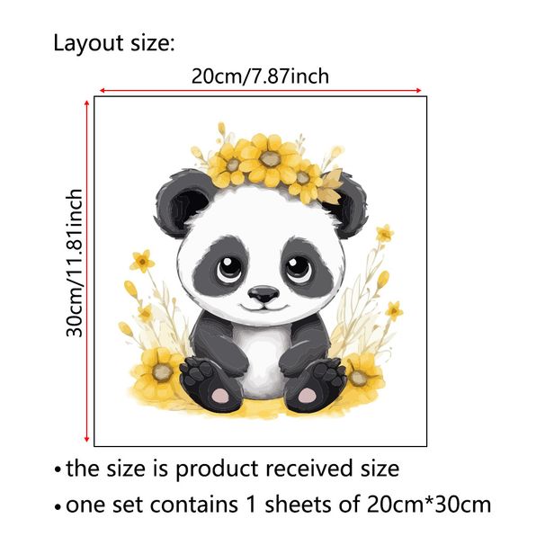 Toilet cartoon panda PVC N1835 toilet decoration wall sticker_voghion.com