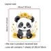 Toilet cartoon panda PVC N1835 toilet decoration wall sticker_voghion.com