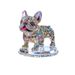 Móveis para casa Elegante Bulldog Francês Cristal Acrílico Decoração de Mesa com Suporte para Escritório e Casa_voghion.com
