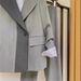 Women's Clothing Professional Fashion Blazer & Wide Leg Pants Set - Comfortable Office & Casual Outfit (Gray Blazer / Gray Blazer & Pants, S/M/L/XL)_voghion.com