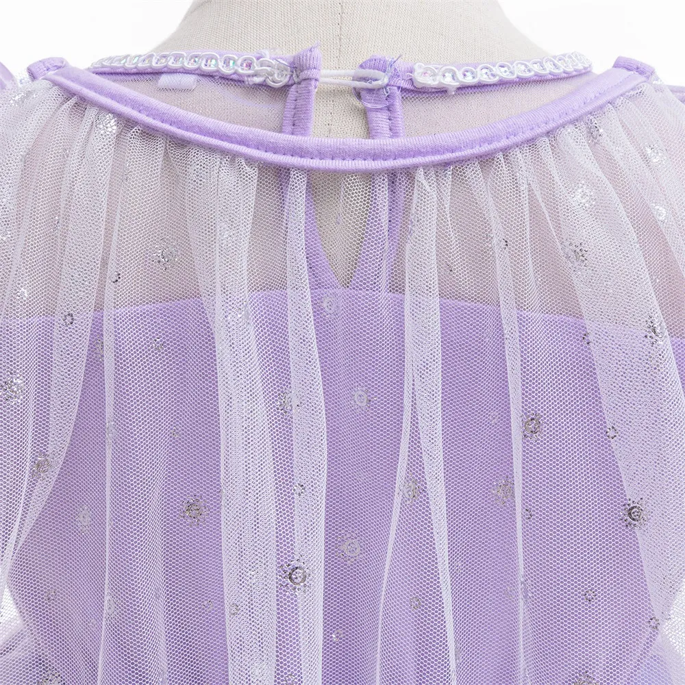 Kids' Clothing Frozen New Cos Costume Girls Princess Dress Long Performance Costume Summer Dress_voghion.com