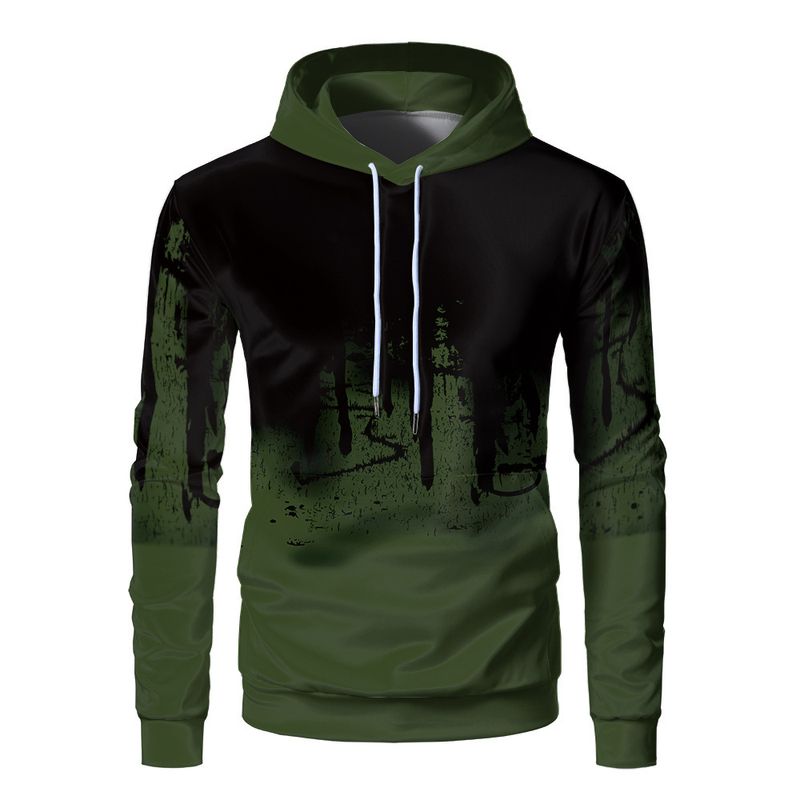 New outdoor sports digital 3D solid color hooded for couples, baseball jersey, loose fit sweatshirt_voghion.com