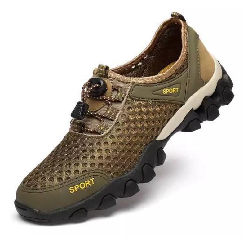 Herrenschuhe, trendige Sommerschuhe, atmungsaktive Watschuhe den Außenbereich, rutschfeste Wanderschuhe mit weicher_voghion.com