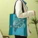 Schultertasche mit Schildkröten-Print, leicht, vielseitig, vielseitig, umweltfreundlich, große Kapazität_voghion.com