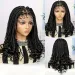 Box Braided Synthetic Wigs Goddess Box Braids With Bouncy Wavy Ends Lace Wig Braided Wigs With Baby Hair For Women_voghion.com