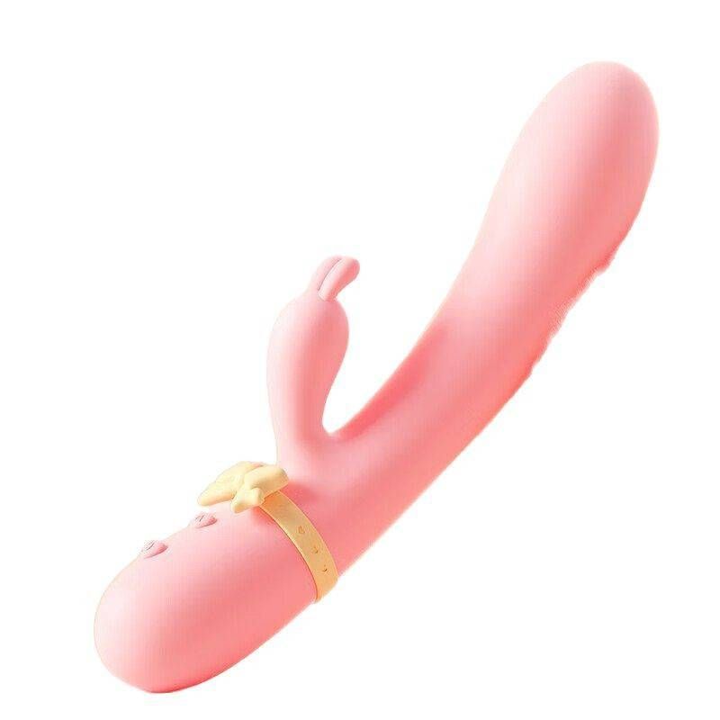 Vibration Stick Masturbation Massage Stick Moon Rabbit Soft Sticky Stick Double Shock Vibration Stick Emotional Release Tool Small Toy_voghion.com