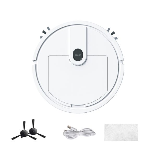 Slimme veegrobot, stofzuigend en dweilend, drie-in-één huishoudelijke veegmachine, USB-oplaadbare automatische reinigingsmachine_voghion.com