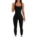 Women's clothing threaded trousers jumpsuit seamless stretch sportswear fitness jumpsuit yoga wear jumpsuit Bodysuit_voghion.com