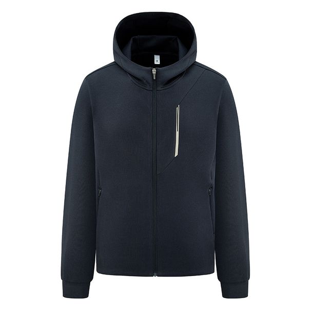 Unisex Performance Hooded Jacket – 360g Breathable Nylon Zip-Up For Gym & Running | Lightweight Athletic Windbreaker (M-5XL, Couples Matching)_voghion.com