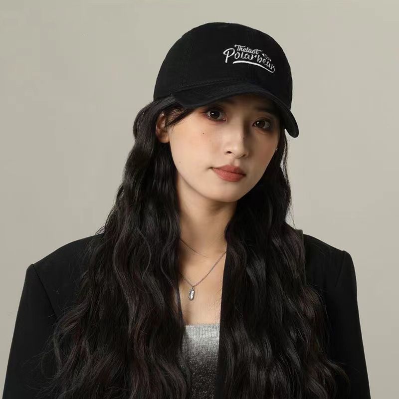 ​Women's Embroidered Baseball Cap Soft Top Hat Breathable Cotton Adjustable Strap Streetwear Fashion Unisex Lightweight For Spring Summer_voghion.com