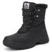 2025 New Snow Boots Warm Cotton-Lined Boots Durable Windproof High-Top Lace-Up Women's Boots_voghion.com