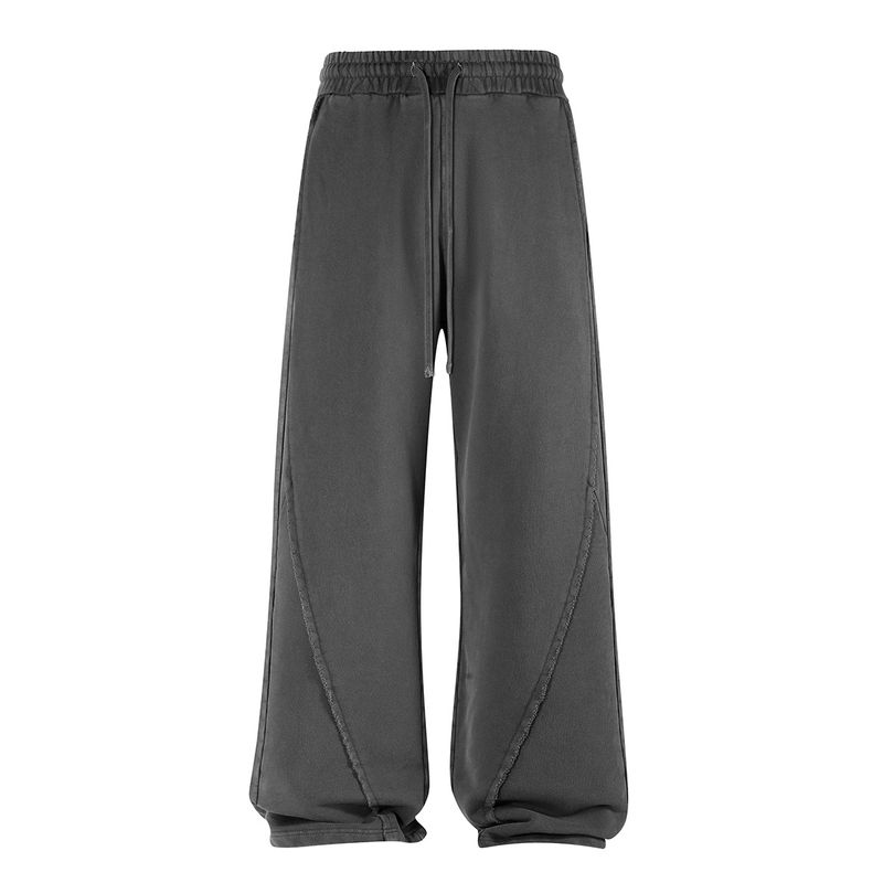 Yıpranmış Patchwork Kapüşonlu Üst ve Jogger Takımı – Asit Yıkama ve Kasıtlı Yıpranma Özellikli Raw Edge Sokak Giyim Takımı (S-XXL, Unisex Parçalanmış Ev Giyimi)_voghion.com