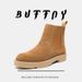 Men's Boots Sleeve Lazy Boots Thick-soled Heightening Fashion Boots_voghion.com