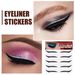 West&Month Eyeliner, fünf Paar selbstklebende Lidschatten-Patches für Bühnenpartys und Nachtclubs_voghion.com