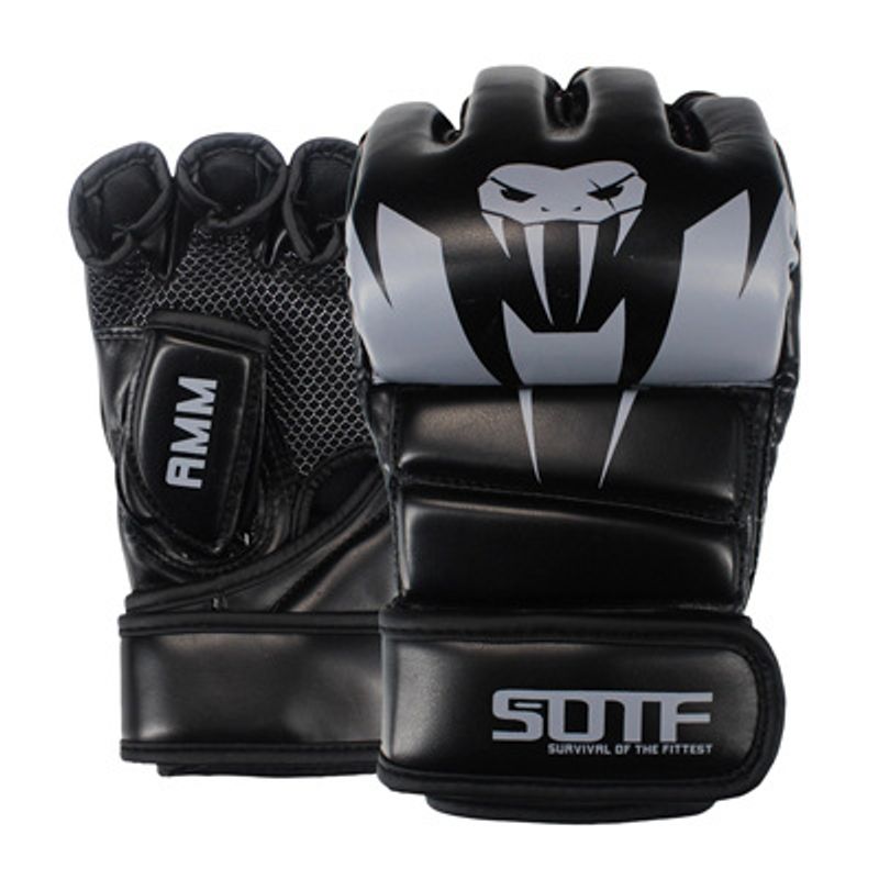 Boxing Half Finger Gloves Fighting Training Protective Gear Sanda Fitness Punching Sandbag Boxing Gloves_voghion.com