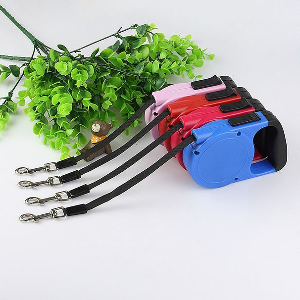3m Plastik Kaymaz Saplı Otomatik Geri Çekilebilir Köpek Yürüyüş Özel Tasması Birden Fazla Renk Mevcuttur_voghion.com
