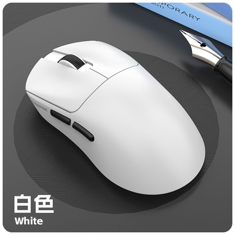 Laptop e mouse ottico wireless Bluetooth leggero PAW3311 con sensore XUNFOX H8 Gaming - Ready, adesivi inclusi_voghion.com