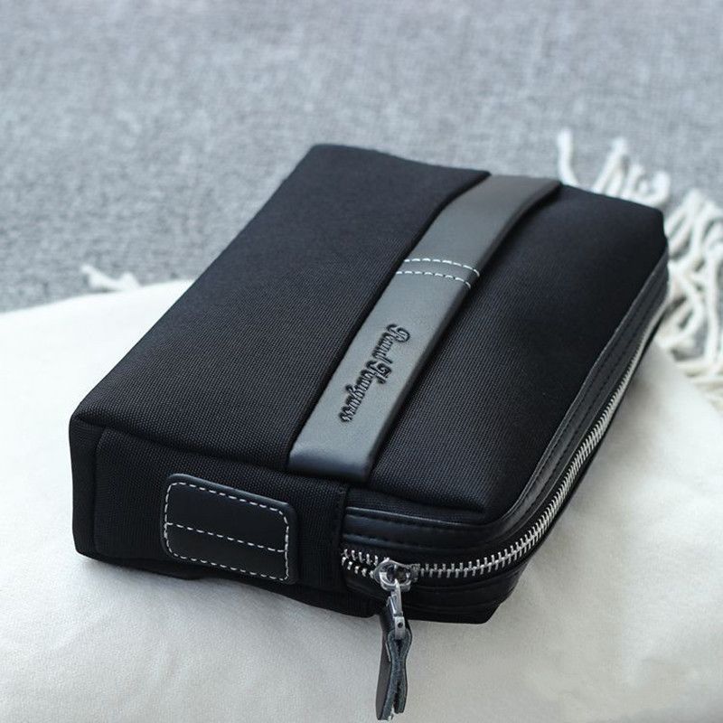 Neue Canvas-Handtasche, Clutch-Tasche, große Kapazität, trendige koreanische Sommer-Herren-Geldbörse aus Oxford-Stoff_voghion.com