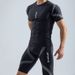 Traje de baño para hombre, pantalones cortos superiores, traje de baño profesional, paño de natación de secado rápido de ángulo plano_voghion.com