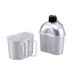 Amerikaanse stijl 1,2L lunchboxset, waterset voor buiten, individueel picknickservies, veldtraining, aluminiumlegering waterkoker_voghion.com