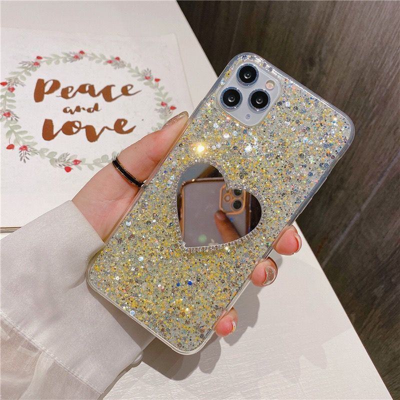 Moda Glitter Paillettes Custodia per telefono a specchio per Huawei Honor 10 Lite 8X 10i 8A 30S 50 X10 Honor 20 Cover in TPU per Huawei Ho_voghion.com