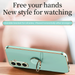 A 34 54 24 14 Luxus Ring Holder Plating Case Fir Samsung Galaxy A34 A54 A24 A14 4G 5G M23 M13 M14 M54 A04S Silikon Stand Cover_voghion.com