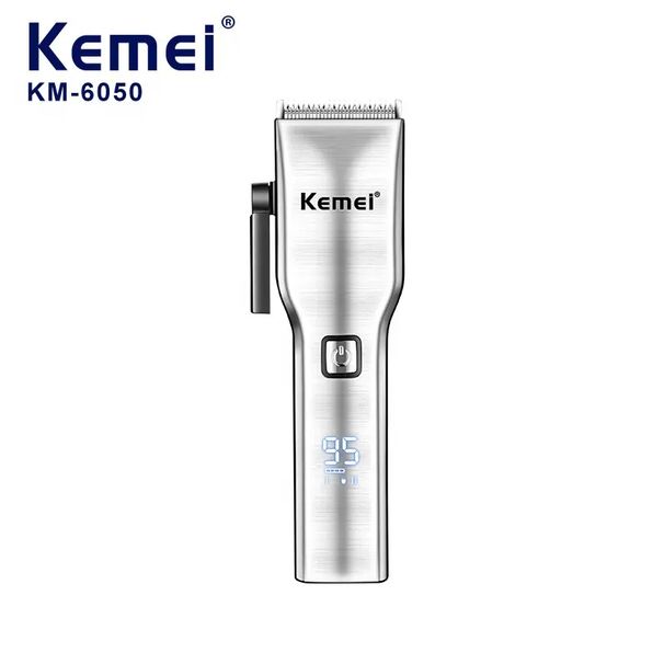 Kemei Km-6050 Multifunction Usb Charging Low Noise Personal Fast Cutting New Design Digital Display Hair Clipper_voghion.com