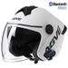 3C Certified 3/4 Motorcycle Helmet With Dual Visor & Bluetooth – Lightweight ABS Shell, 8 Color Options_voghion.com