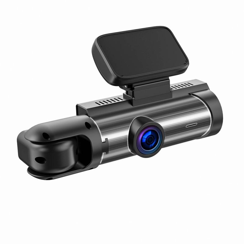Grabador de conducción M8 con doble lente, grabación simultánea delantera, interior y trasera de alta definición 1080P_voghion.com