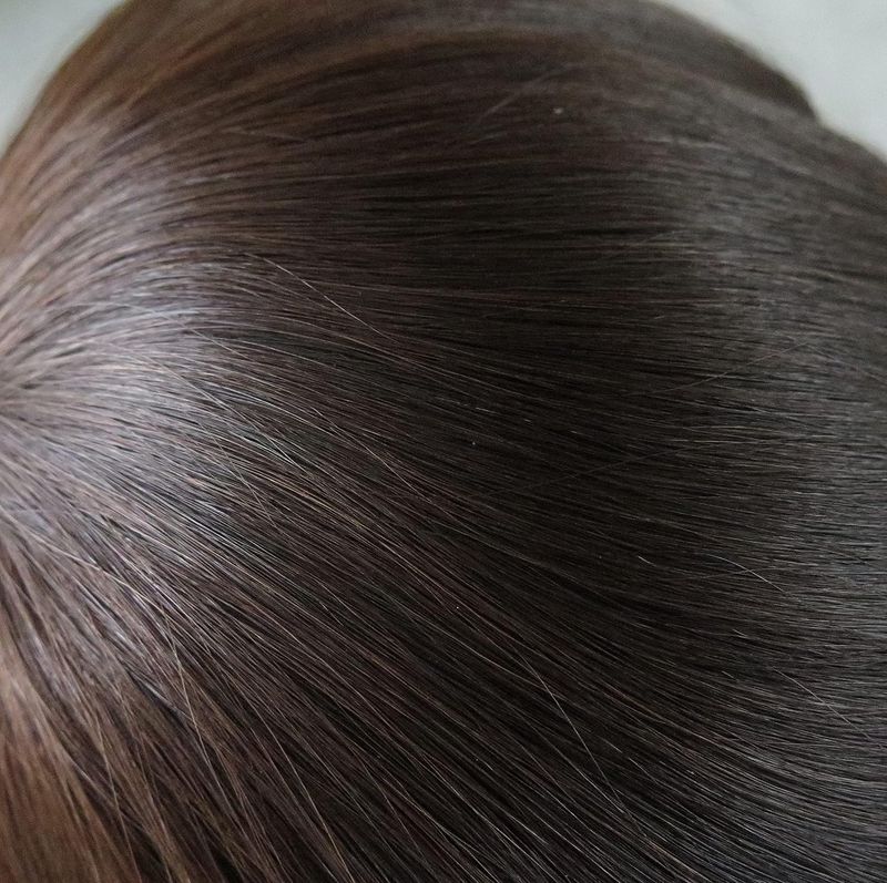 Euro Injection Toupee For Men 100% European Virgin Human Hair Pieces Injection Thin Skin Base Hair Replacement System Men Wigs Natural Black Color #1B_voghion.com