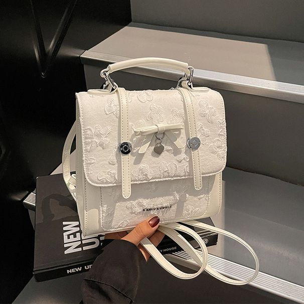 Amy Rabbit - Bolso de mano para mujer 2025, moderno, versátil, para uso diario, universitario, con textura de nicho, informal, con doble hombro, pequeño, cuadrado_voghion.com