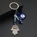 Accessories Blue Eyes Palm Keychain Beaded Pendant_voghion.com