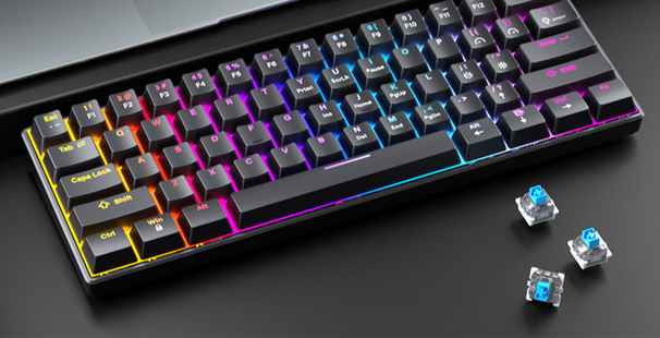 Mechanical Set Wired Blue Switch Gaming Office Laptop Desktop Computer Accessories Keyboard Mouse Macro_voghion.com