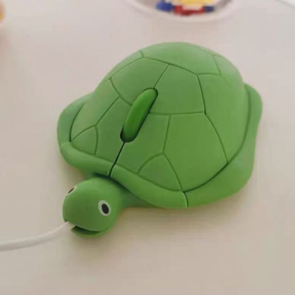 High-Quality Quirky USB Wired Cartoon Creative Turtle Mouse Personalized Gift For Friends And Besties_voghion.com