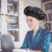 Wide-brimmed High-elasticity Headscarf, Beauty Cap, Shower Cap, Women's Nursing Satin Sleeping Cap_voghion.com