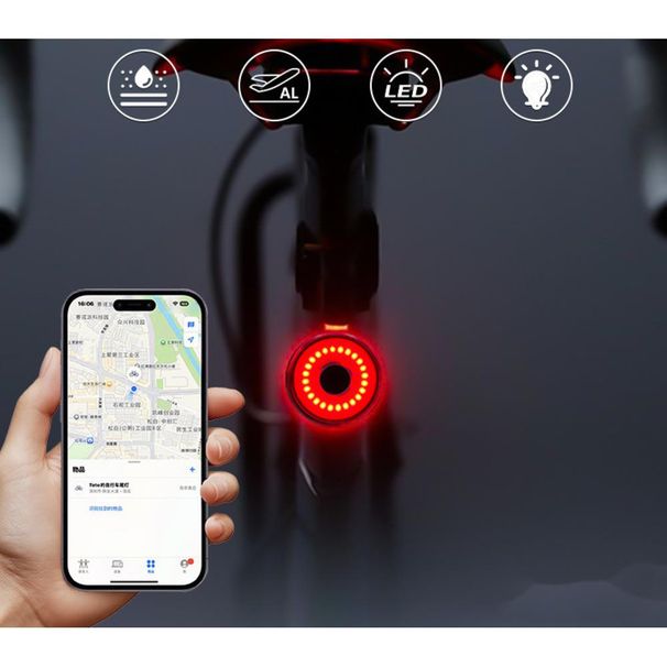 Bicycle Device Tail Mountain Bike Anti-Theft Warning Light Hidden Locator Pet Anti-Lost_voghion.com